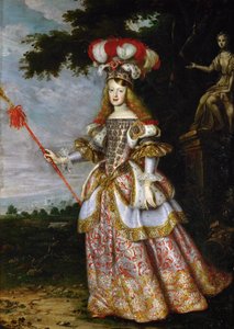Infanta Margaret Theresa（1651-1673），皇后，戏剧服饰 作者 扬·托马斯·范·伊佩伦